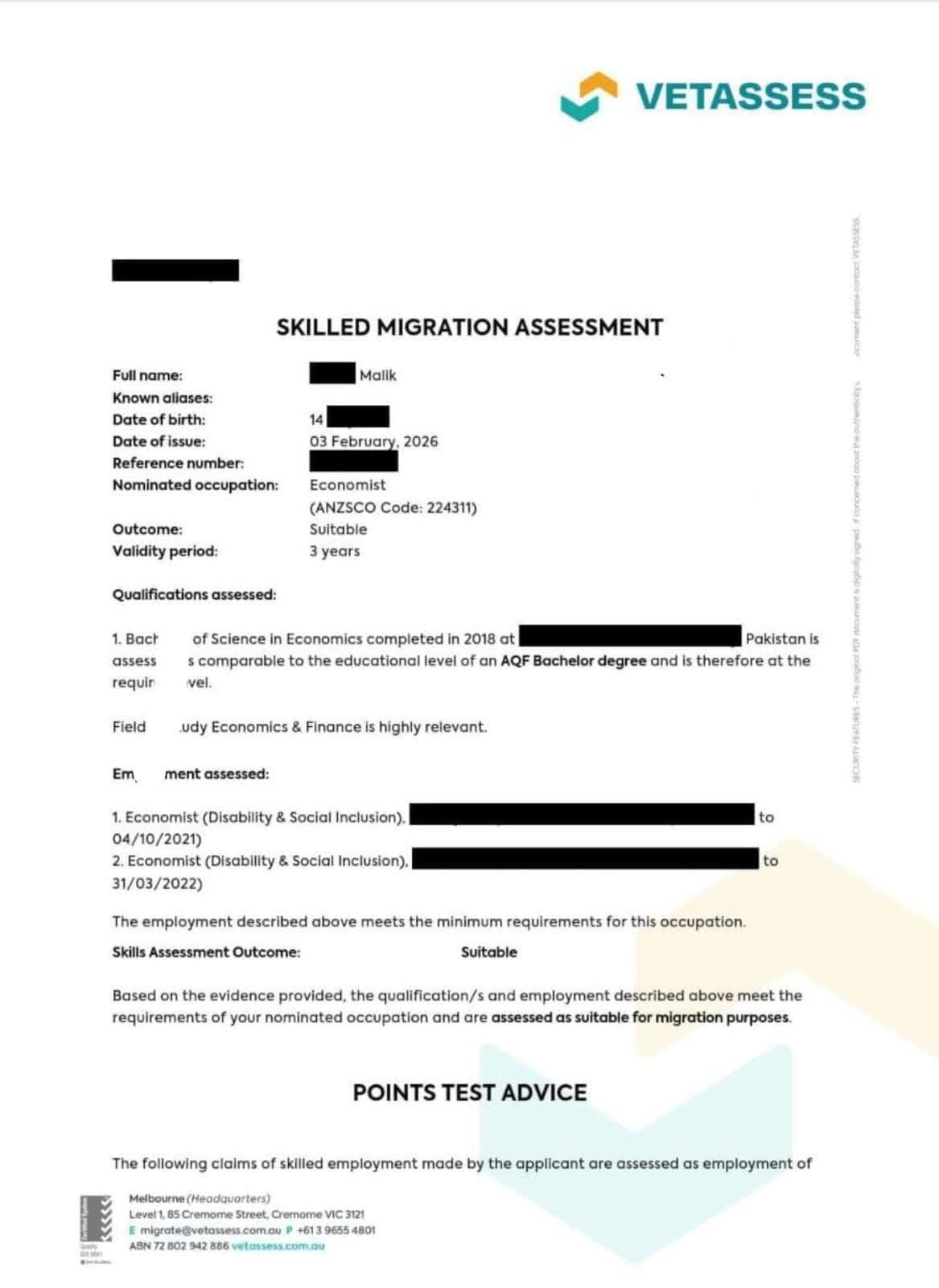 Civil Engineer CDR Sample